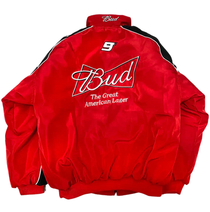 Giacca Racing Budweiser Rossa – Vintage Edition