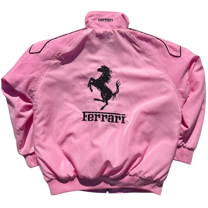 Giacca Racing Rosa – Stile F1