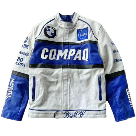 Giacca in Pelle Racing BMW – Stile F1